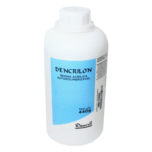 Resina Acrílica Autopolimerizável Dencrilon Rosa Claro 440g com Veias