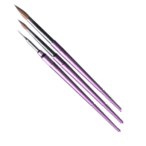 Kit de Pinceis Purple com 3 und (0-4-8) - DPF