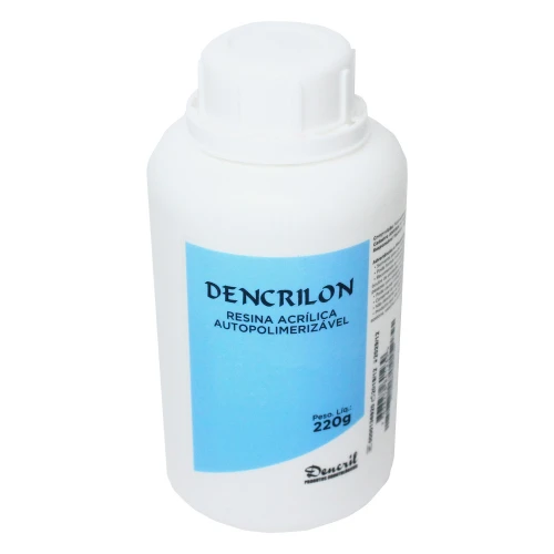 Resina Acrílica Autopolimerizável Dencrilon Rosa Escuro 220g com Veias