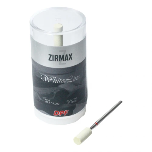 Pedra Zirmax para Desgaste de Zirconia e Cerâmica Cilíndrica White Line -CD2024