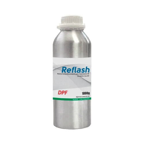 Resina Reflash 3D Calcinável Cor Verde-Green 1000g - DPF