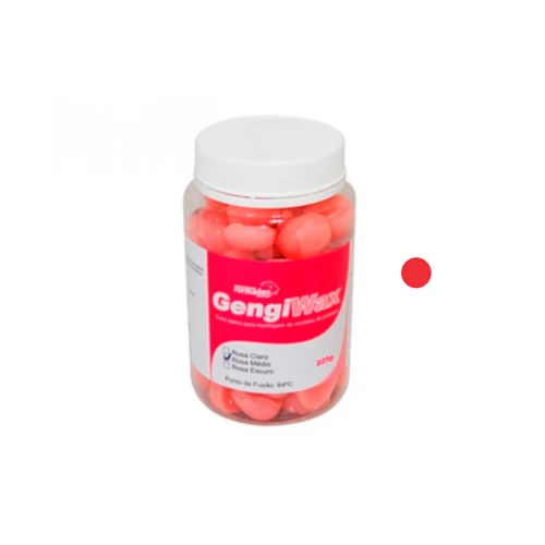 Cera Gengiwax Opaca Rosa Escuro 225g